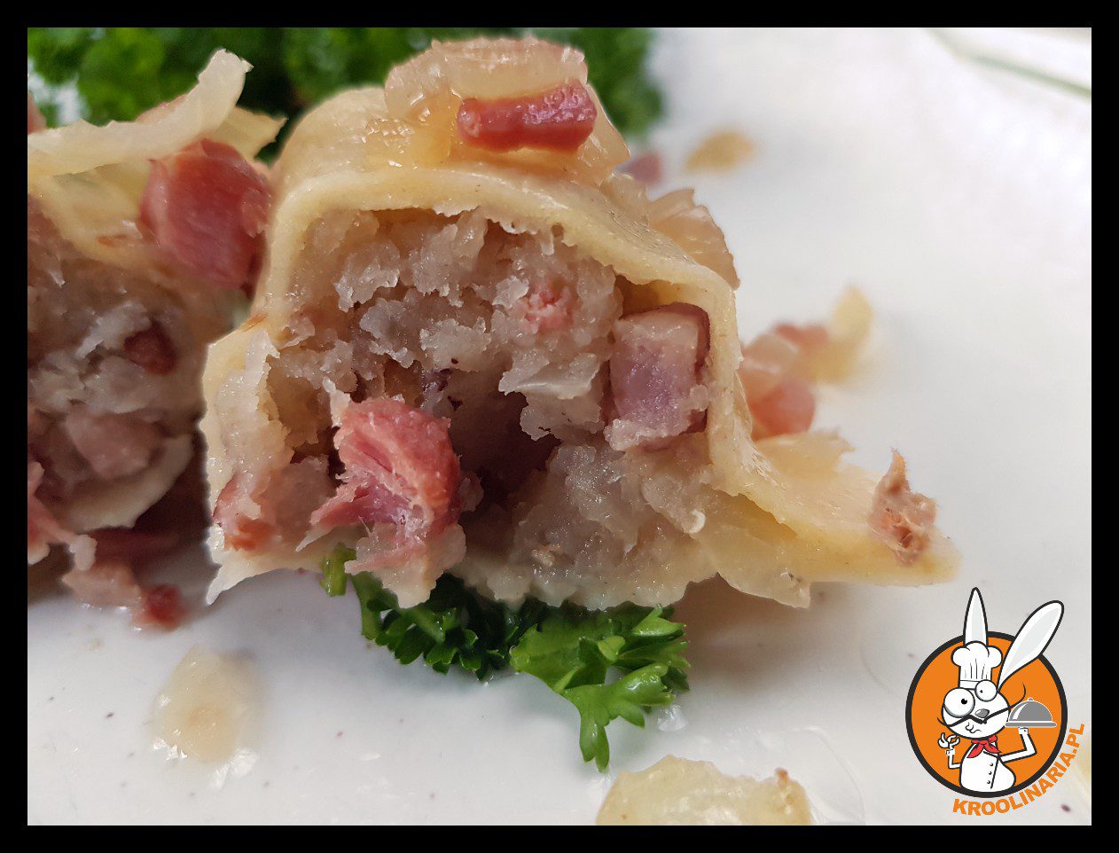 Pierogi z tartymi ziemniakami