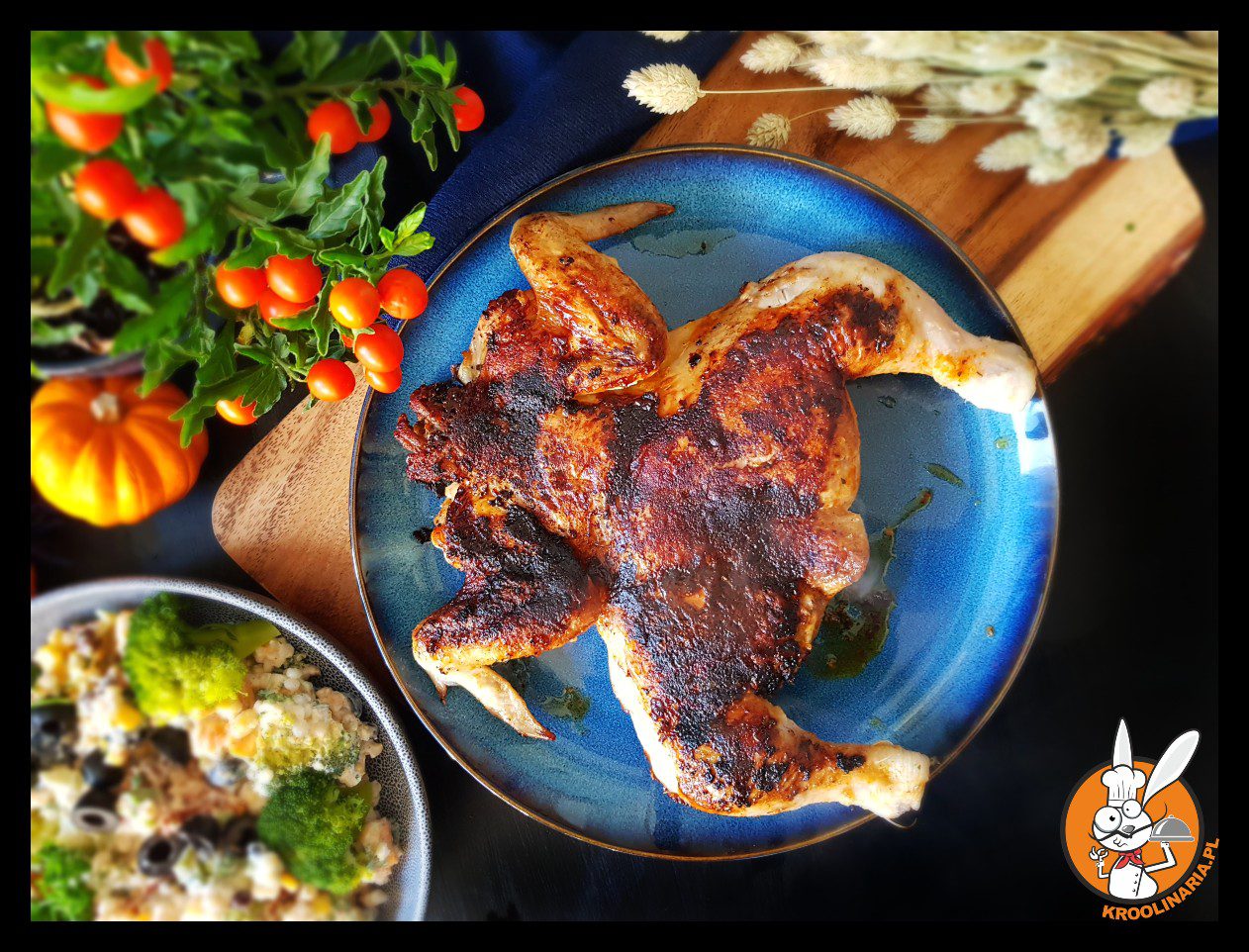 Kurczak z mocno chrupiącą skórką