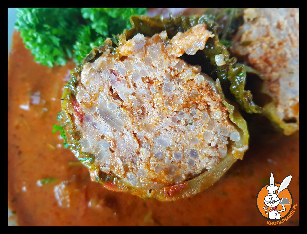 Gołąbki z suszonymi pomidorami