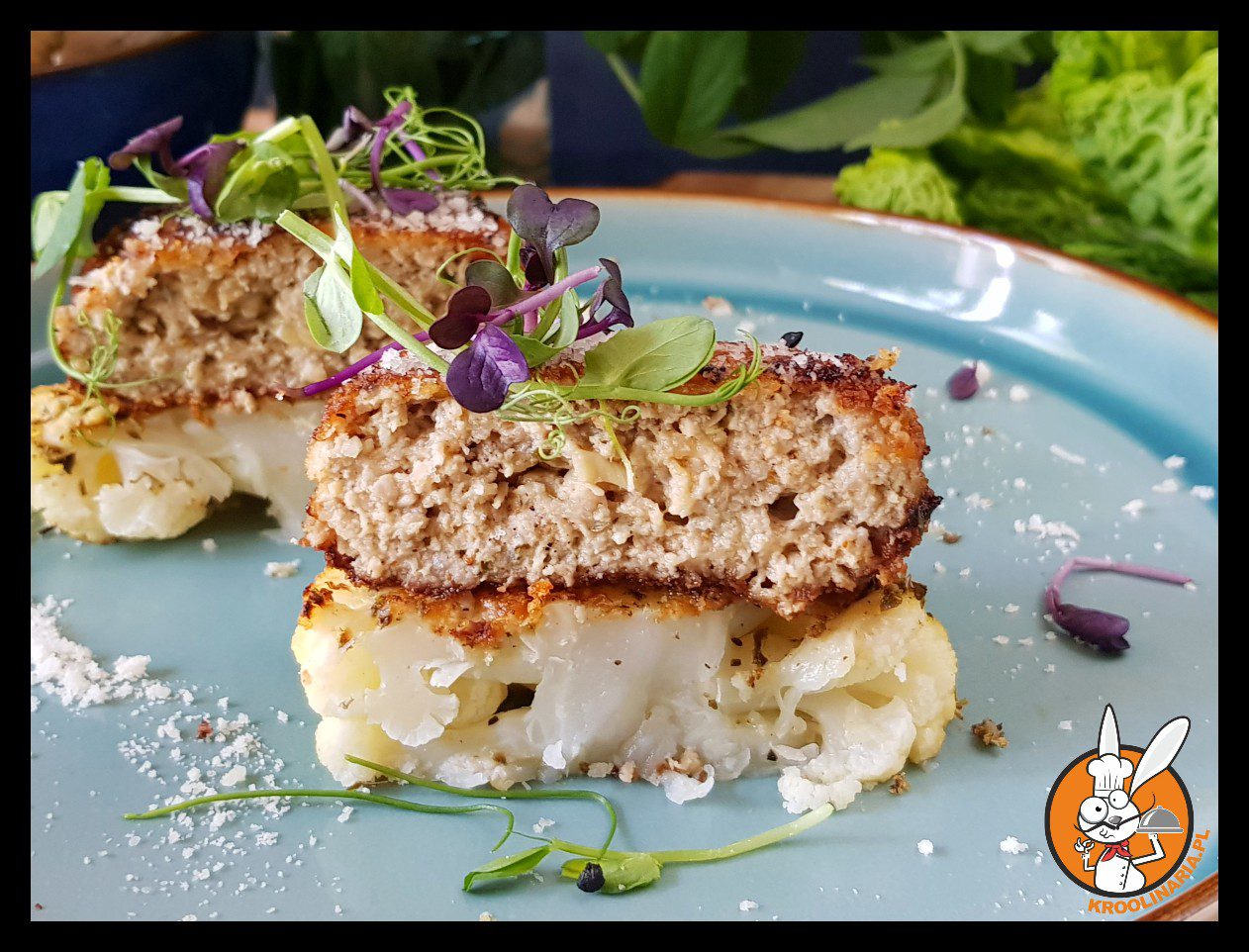 Kotlety z kalafiorem w parmezanowej panierce