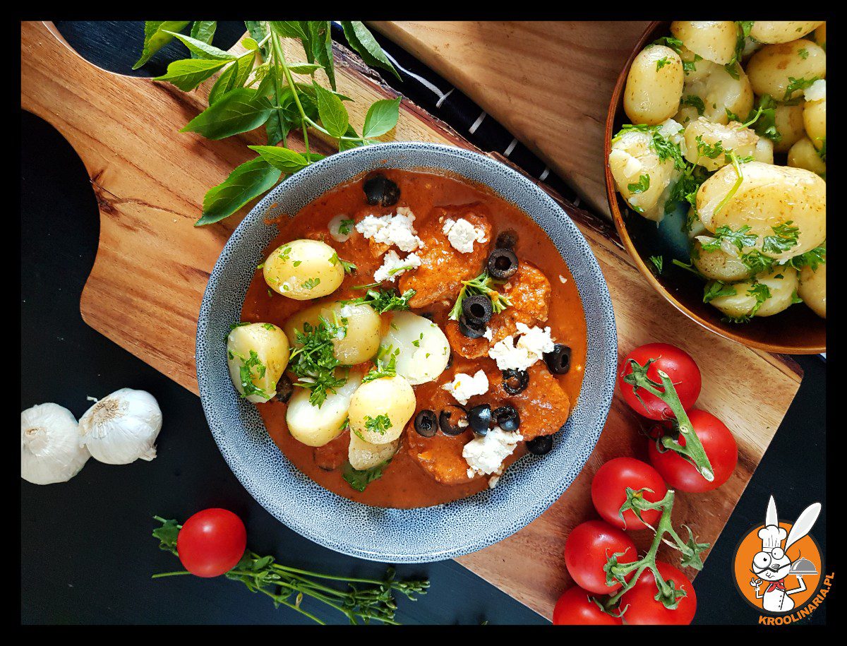 Polędwiczki wieprzowe w sosie z suszonych pomidorów