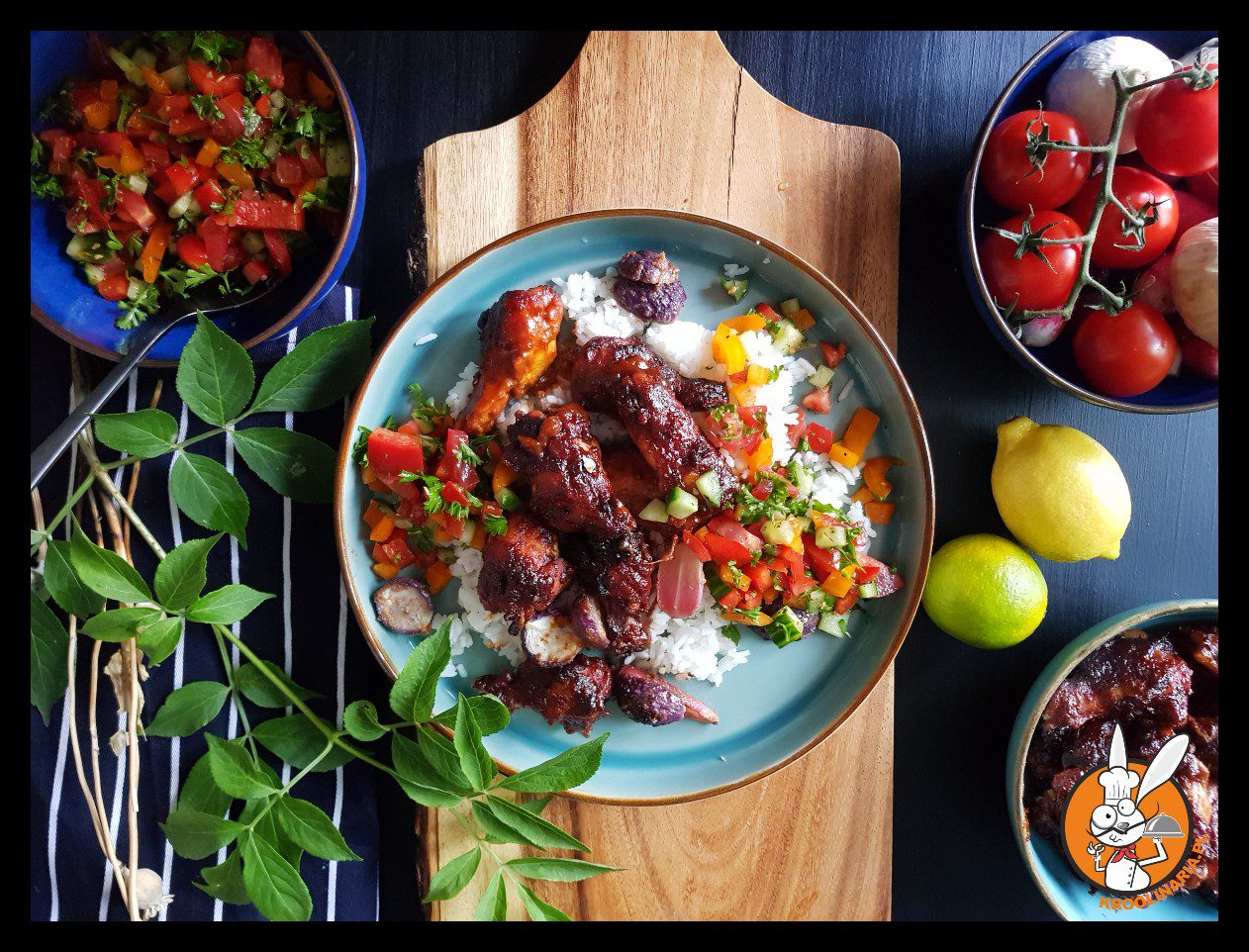 Skrzydełka w sosie BBQ