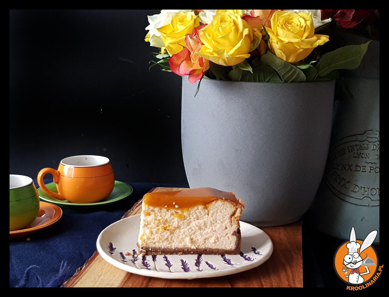 Puszysty sernik z kwaśną śmietaną