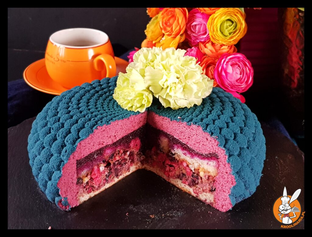 nowoczesne ciasto z zamszem 