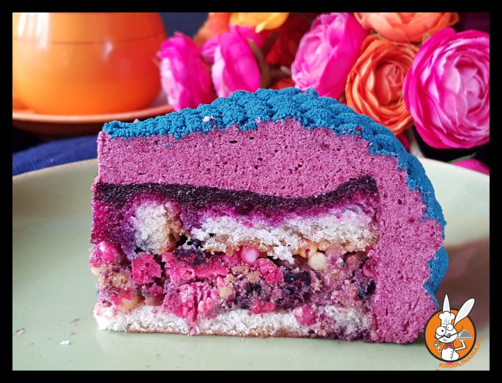 ciasto porzeczowe z jagodowá chrupką