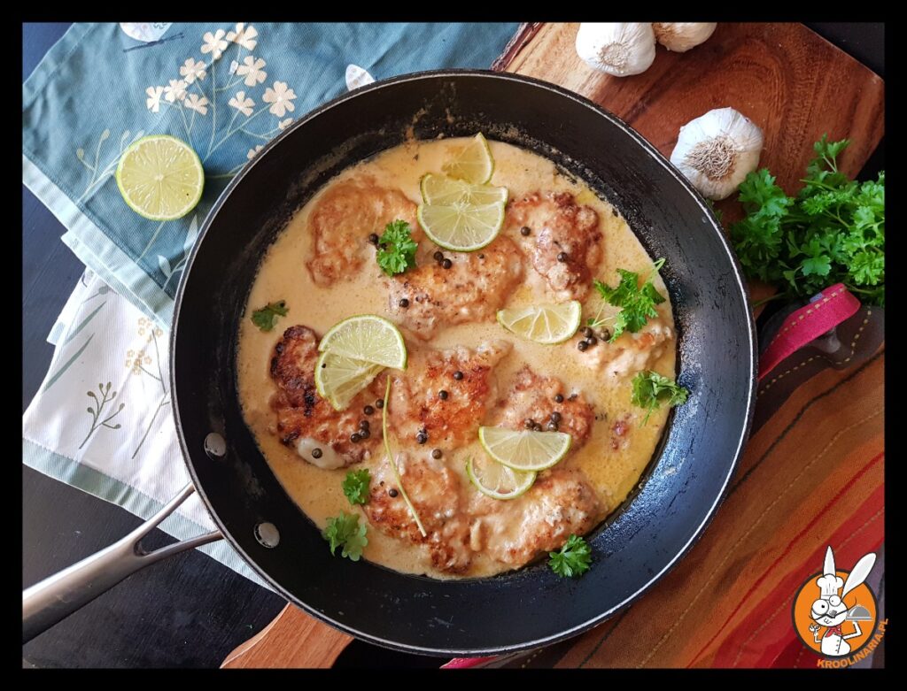 kurczak w sosie limonkowym 
