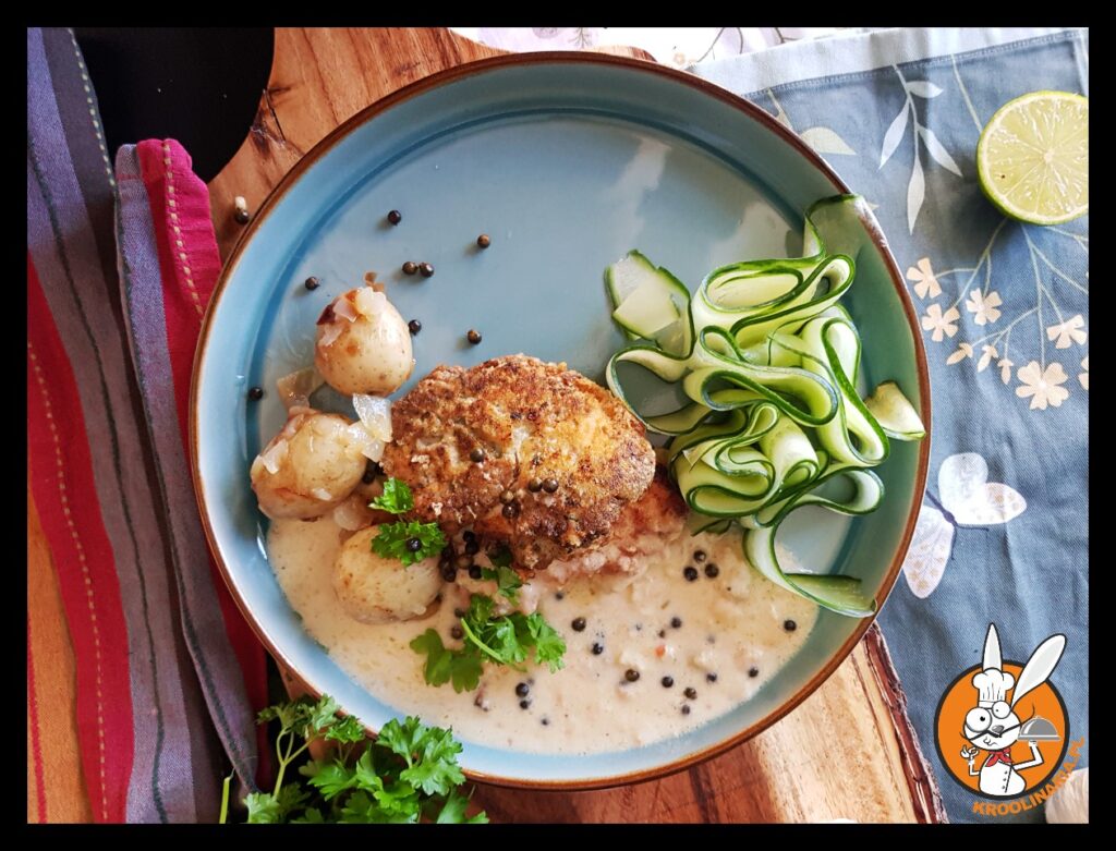 kurczak w sosie z liomnka i pieprzem 