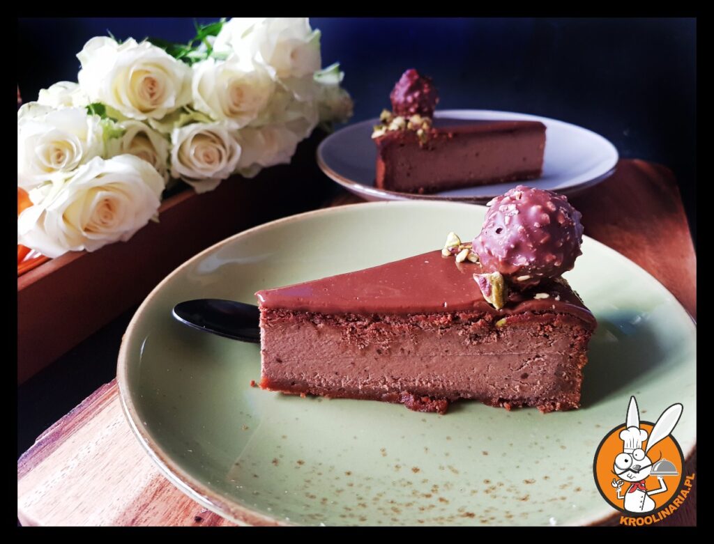 sernik z polewą kawową 