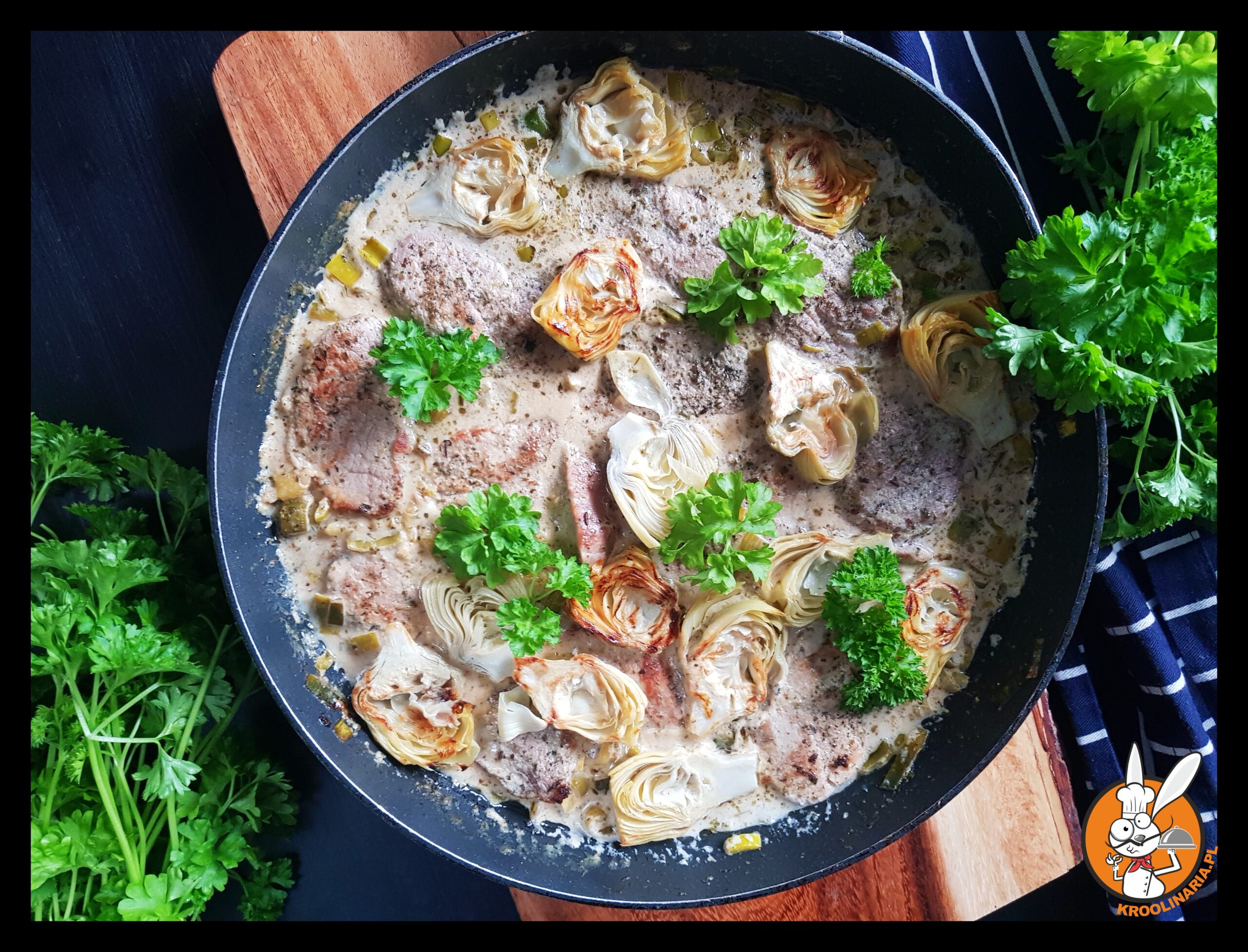 Polędwiczki wieprzowe w sosie limonkowym