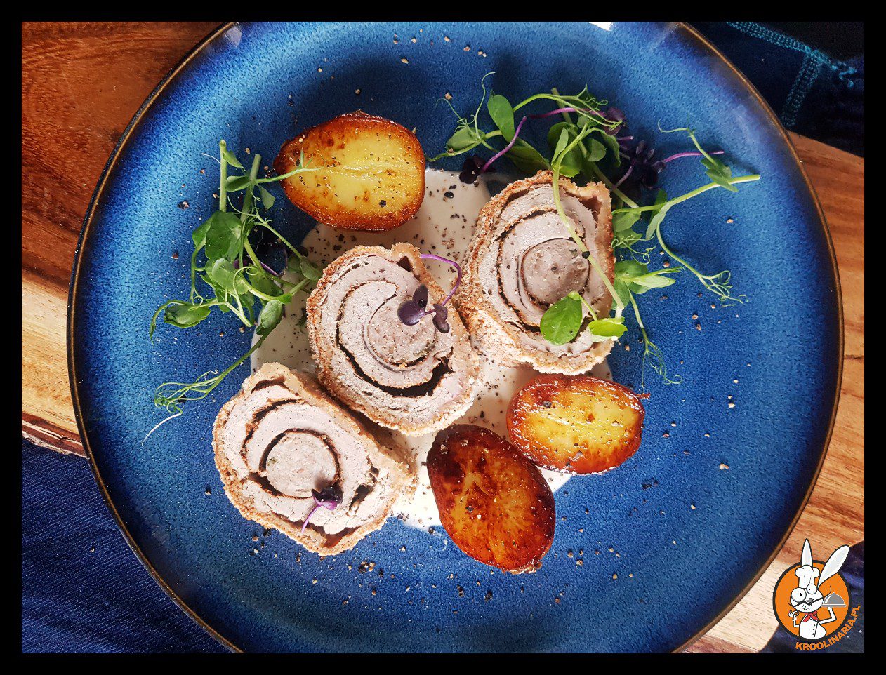 polédwiczki z białą kiełbasą