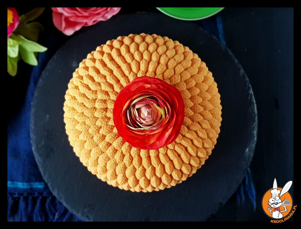 ciasto pomarańczowe z zamszem 