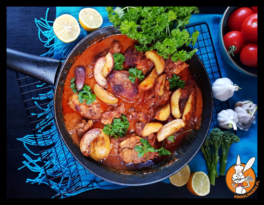 kurczak w brzoskwiniach 