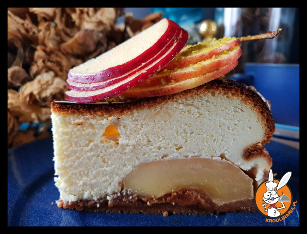 sernik z kremem lotus biscoff