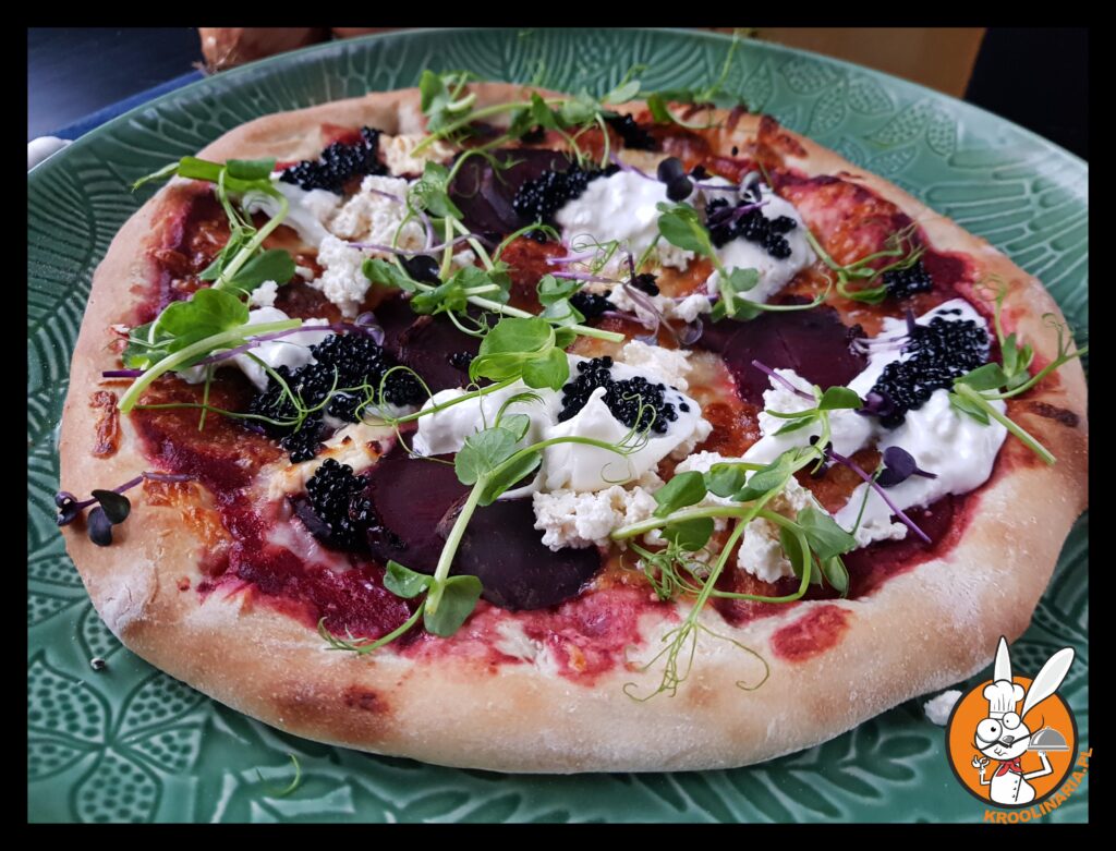 pizza z burratą 