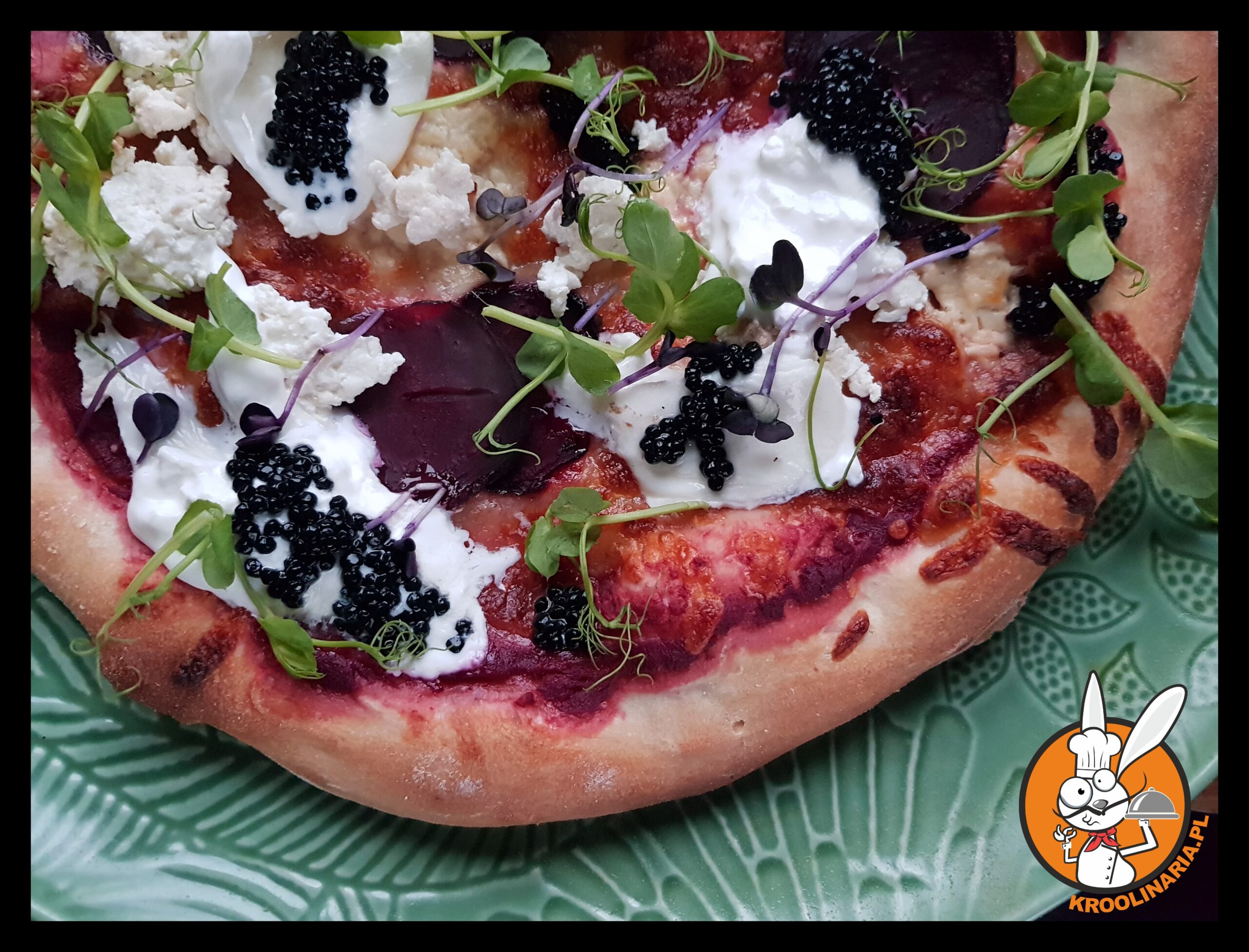 pizza z burakiem