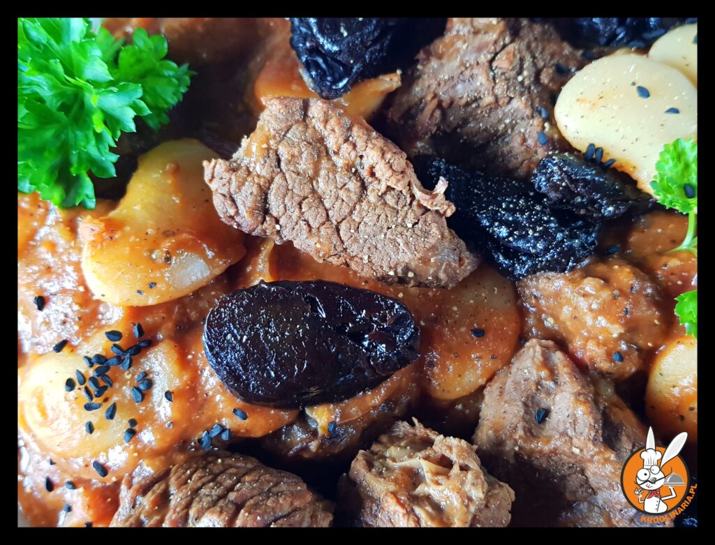 wołowina z powidłami sliwkowymi