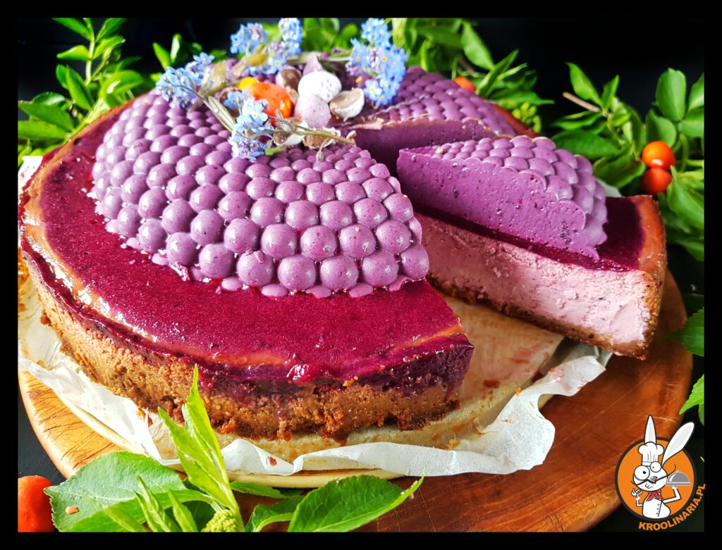 sernik z porzeczkową namelaką