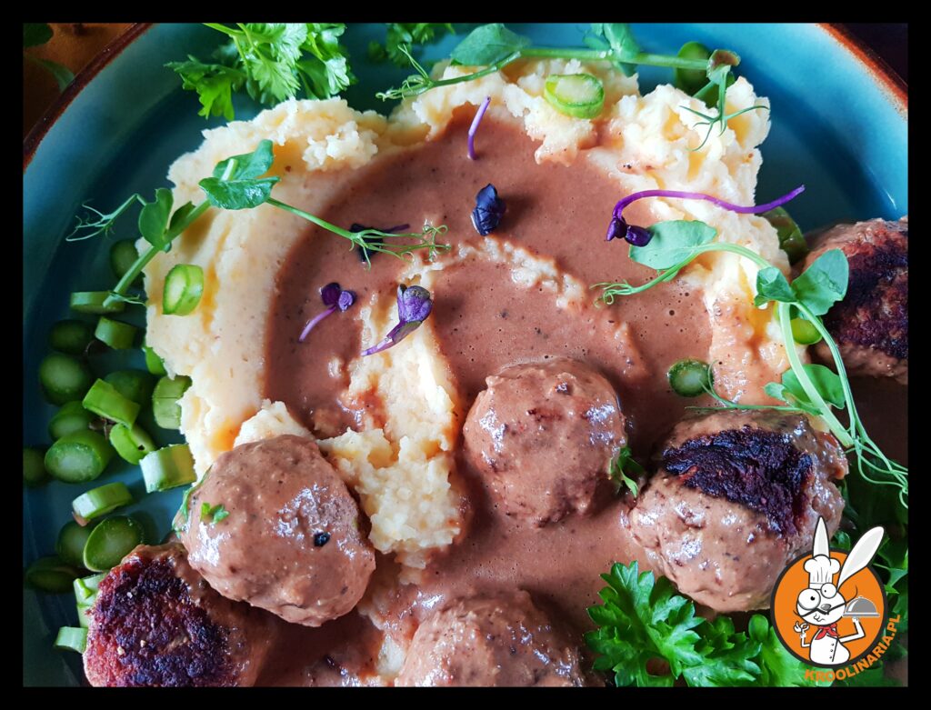 pulpety w sosie z koniakiem 