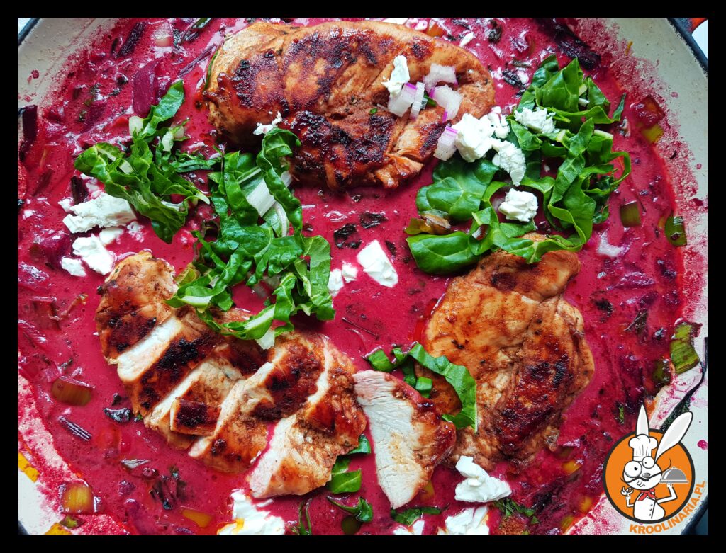 kurczak z buraczkami 