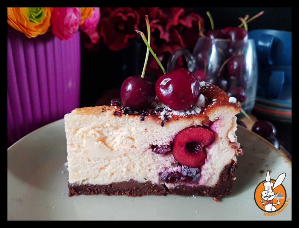 sernik z czereśniami