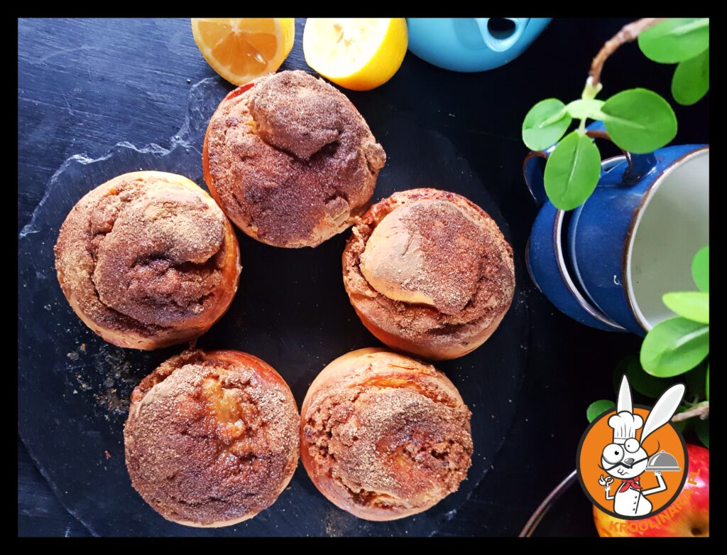 bułeczki z nadzieniem jabłkowym 