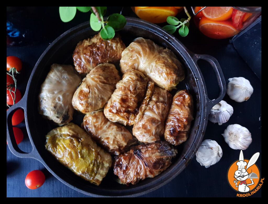 gołąbki w sosie pieprzowym 