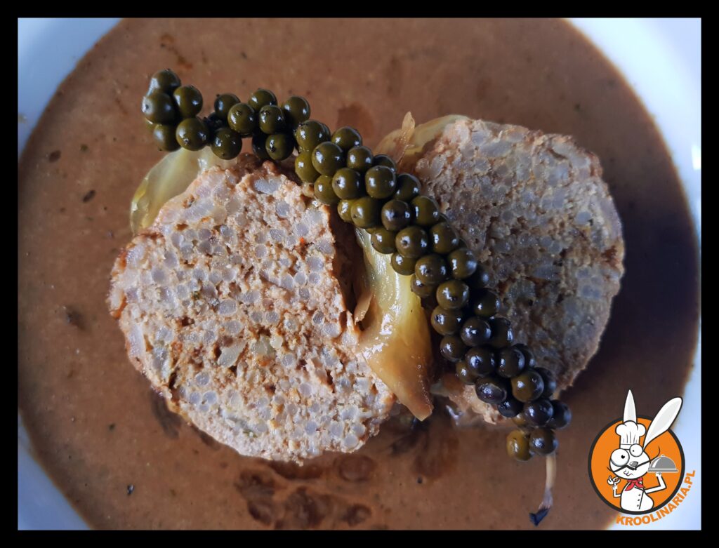 gołabki w sosie pieprzowym 