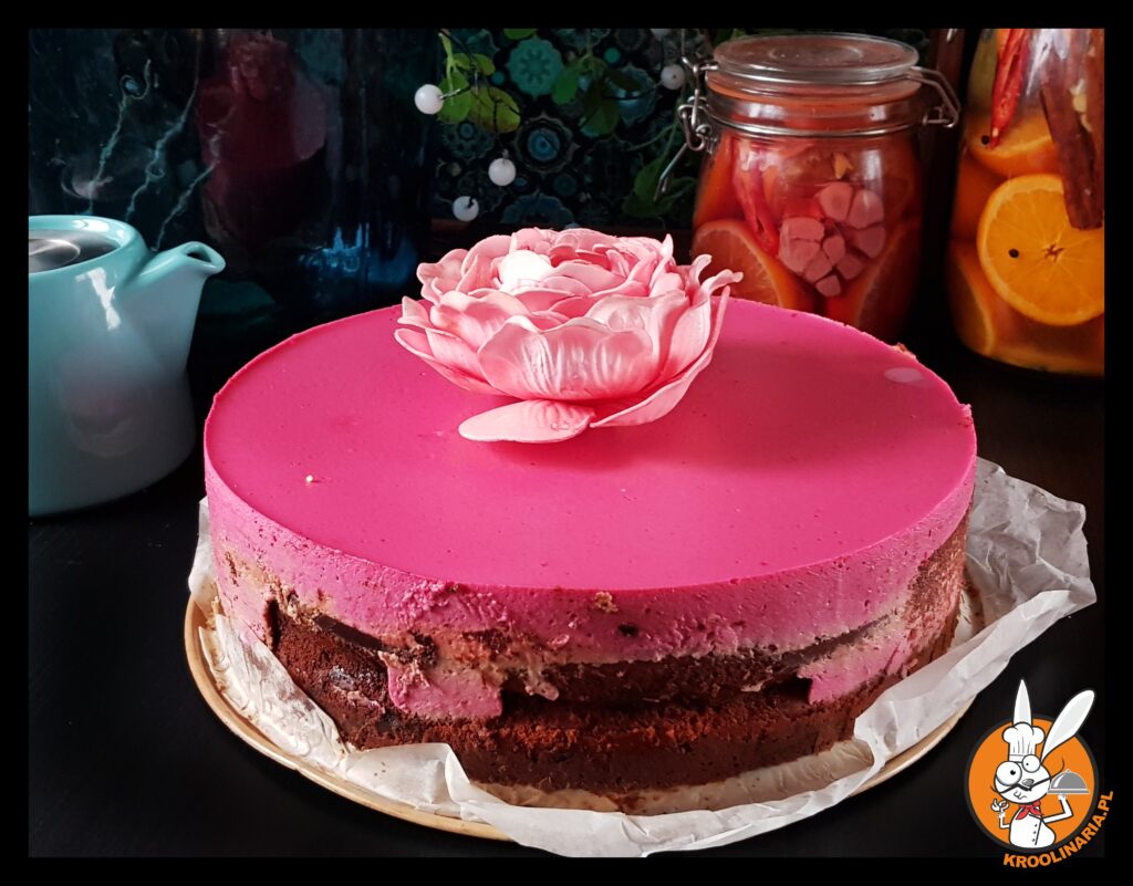 sernik z musem zurawinowym 