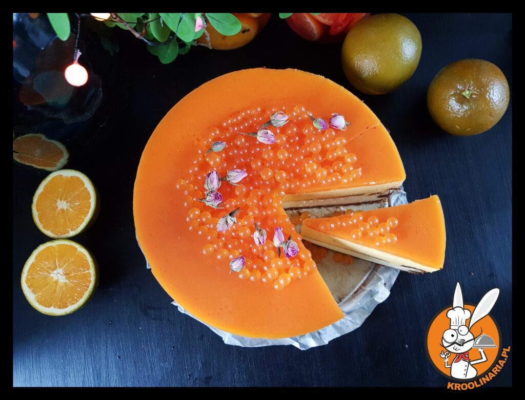 ciasto śmietanowe z pomarańczami