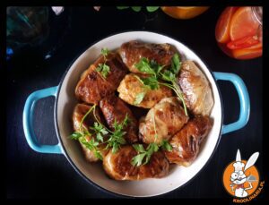 gołąbki z kiszonej kapusty