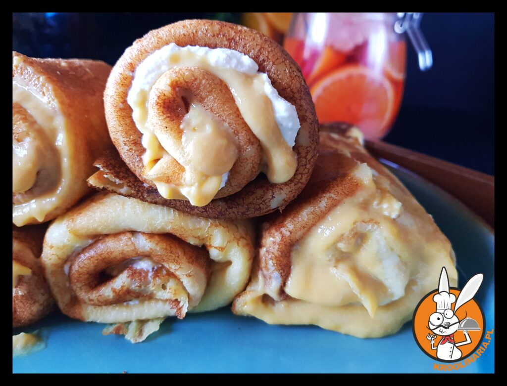 nalesniki z pomarańczowym kremem