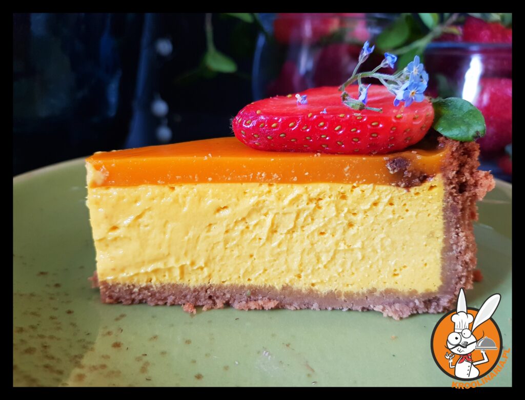 sernik na ciasteczkowym spodzie 