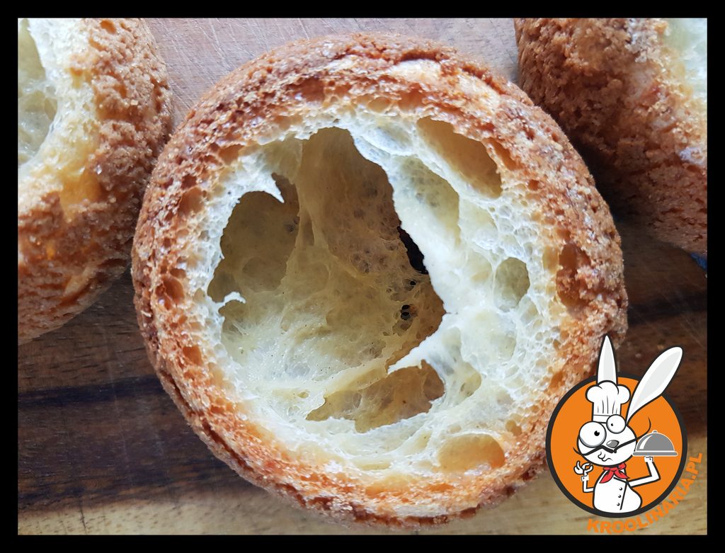 ptysie pieczone z kruszonką 